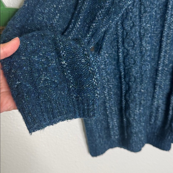 Natural Life Womens Oversized Knit V Cut Cardigan Sweater Cozy Chunky Medium - Picture 4 of 8